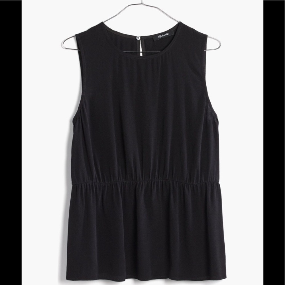 Madewell Ruffle Tank Sz Med